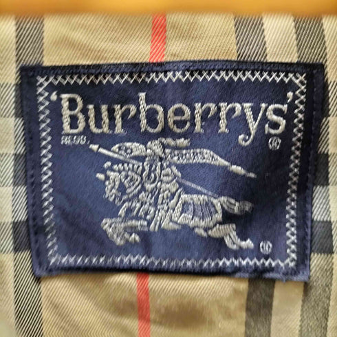 バーバリーズ BURBERRYS 裏地ノバチェック 比翼ステンカラーコート メンズ
