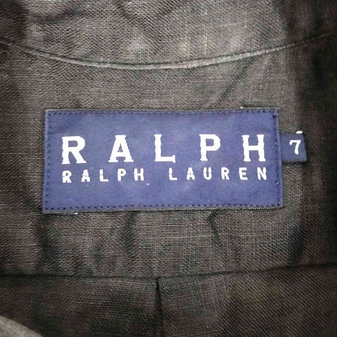 ラルフローレン RALPH LAUREN ポニー刺繍 リネン ボタンダウン 半袖 シャツ メンズ 7