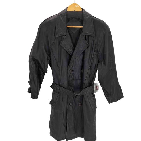 LAMB LEATHER ラムレザー トレンチコート メンズ