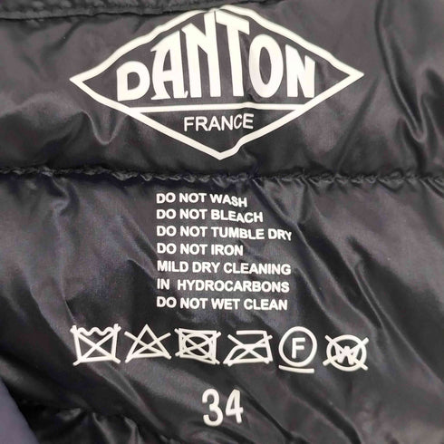 ダントン DANTON ロゴ 刺繍 インナー ダウン ベスト レディース FR:34