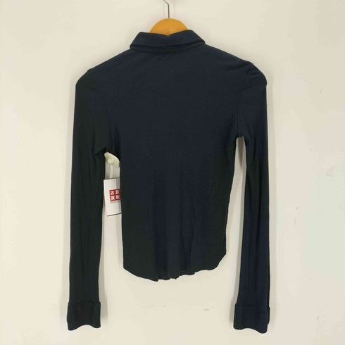 アニエスベー agnes b. シルク混 ニット シャツ レディース 1