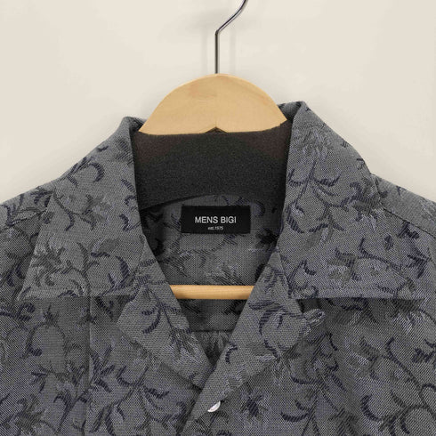 メンズビギ MENS BIGI ジャガードオープンカラーシャツ メンズ 02
