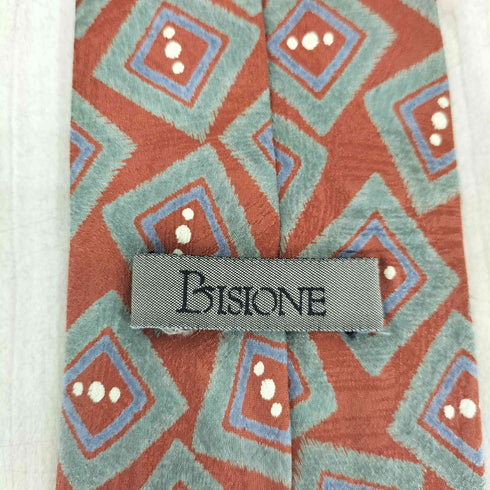 bisione 総柄ネクタイ メンズ