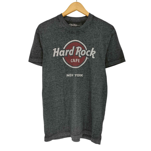 ハードロックカフェ Hard Rock Cafe new york ym burnout logo tee レディース import:M