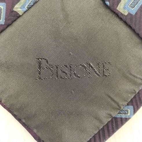 bisione 総柄ネクタイ メンズ
