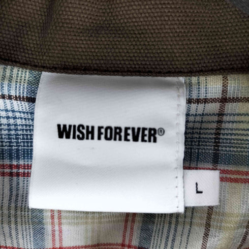 WISH FOREVER DRAW CODE DOUBLE ZIP UP SHIRT メンズ JPN:L