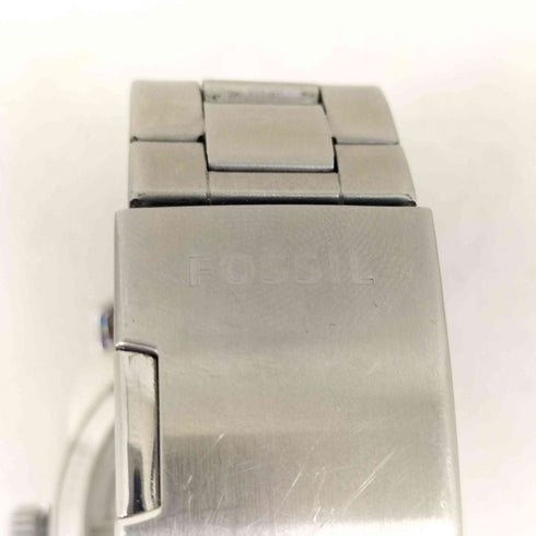 フォッシル FOSSIL MACHINE オートマティック シースルーバック ステンレススチール ウォッチ メンズ