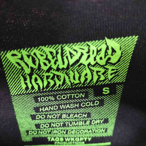 REBEL DREAD HARDWARE Respectable Thing Over Print Edition Tee メンズ JPN:S