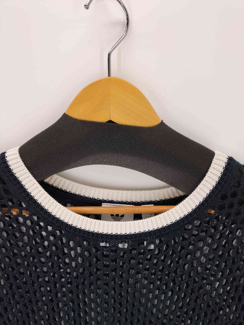 アディダスオリジナルス adidas Originals 25SS KNIT TOP ナイトネイビー メンズ JPN:L