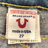 トゥルーレリジョン TRUE RELIGION USA製 USED加工 503 ブーツカットフレアデニム レディース W27