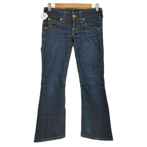トゥルーレリジョン TRUE RELIGION USA製 ブーツカットフレアデニム ローライズ レディース W26