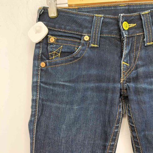トゥルーレリジョン TRUE RELIGION USA製 ブーツカットフレアデニム ローライズ レディース W26