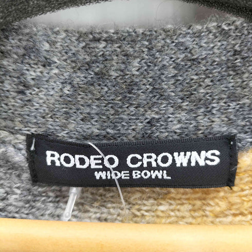 ロデオクラウンズワイドボウル RCWB/RODEO CROWNS WIDE BOWL グラデーションシャギーニットカーデ メンズ JPN:L