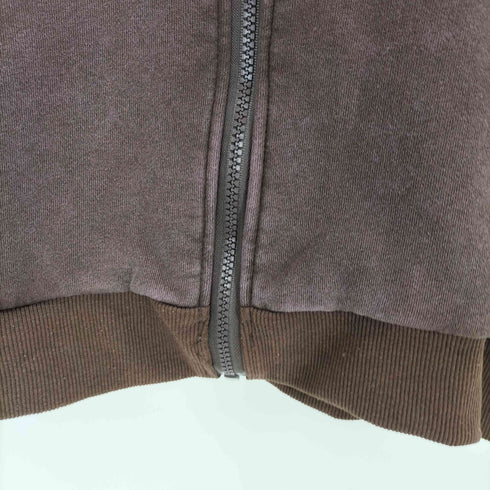 フック HOOK 英字刺繍ウォッシュ加工ジップアップパーカー メンズ JPN:XL