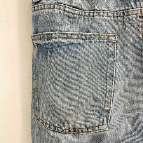 ザラ ZARA センターラインフレアデニムパンツ メンズ 32