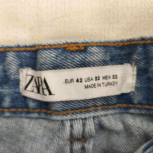 ザラ ZARA センターラインフレアデニムパンツ メンズ 32