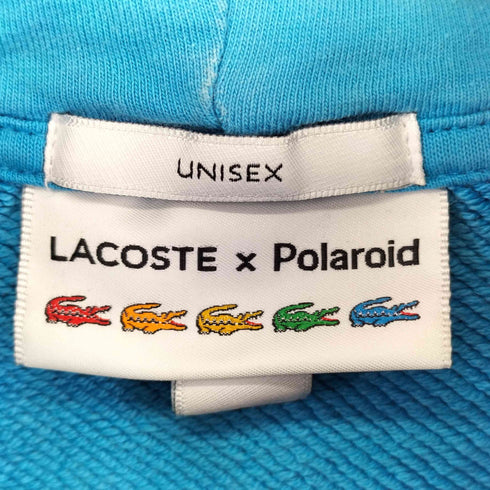 ラコステ LACOSTE POLAROID ワニロゴ プルオーバーパーカー メンズ M