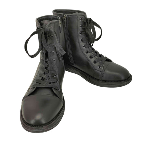 エムビーティー MBT Boston Mid Boot Woman レザー 編み上げ ミドルブーツ レディース JPN:24.5
