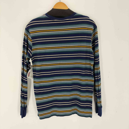 ハフ HUF ロゴ刺繍ボーダーL/S Tシャツ メンズ JPN:S