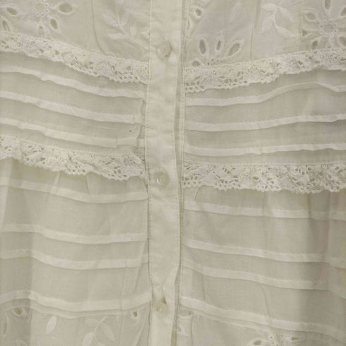 マウジー moussy 23ss FRONT BUTTON LACE CAMI DRESS レディース FREE