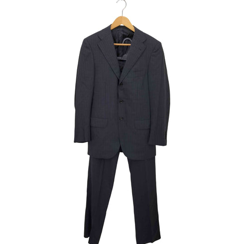 サントリア リング SARTORIA RING ウール 段返り3B 背抜き テーラードジャケット タックスラックス スーツセットアップ メンズ JPN:44
