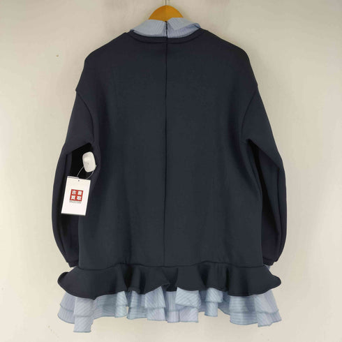 グレイル GRL ストライプ柄シャツレイヤード フリルワンピース レディース FREE