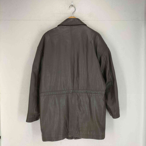 UNKNOWN DESTINATION lamb leather ラムレザーカーコート メンズ M