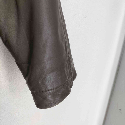 UNKNOWN DESTINATION lamb leather ラムレザーカーコート メンズ M