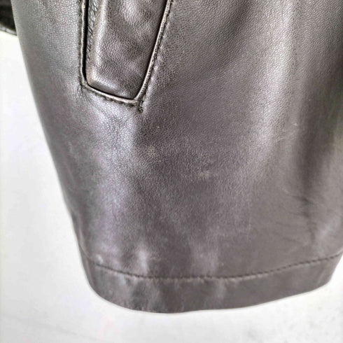 UNKNOWN DESTINATION lamb leather ラムレザーカーコート メンズ M