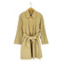 アクアスキュータム AQUASCUTUM MADE IN ENGLAND 比翼ステンカラーコート レディース