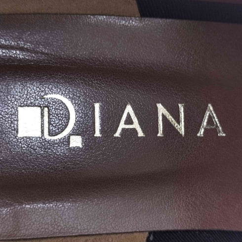 ダイアナ DIANA オブリークトゥローファー ホースビット ヒール レディース 24cm