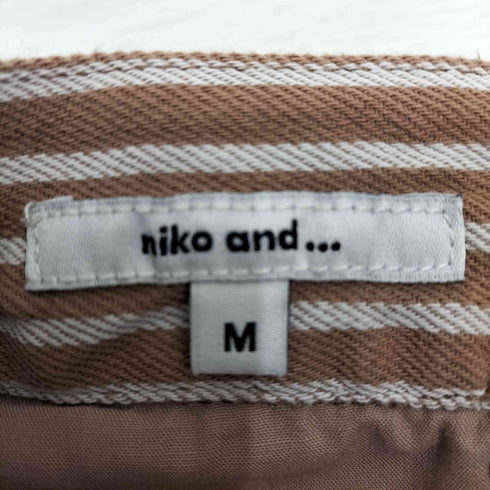 ニコアンド niko and... セルフカットカーブパンツ レディース JPN:M