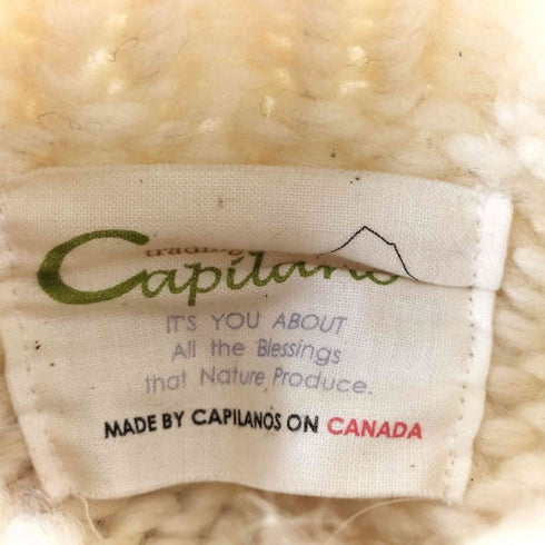 CAPILANO MADE IN CANADA デザインボタンニットジャケット メンズ