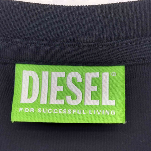 ディーゼル DIESEL フロントプリントクルーネックTシャツ メンズ M