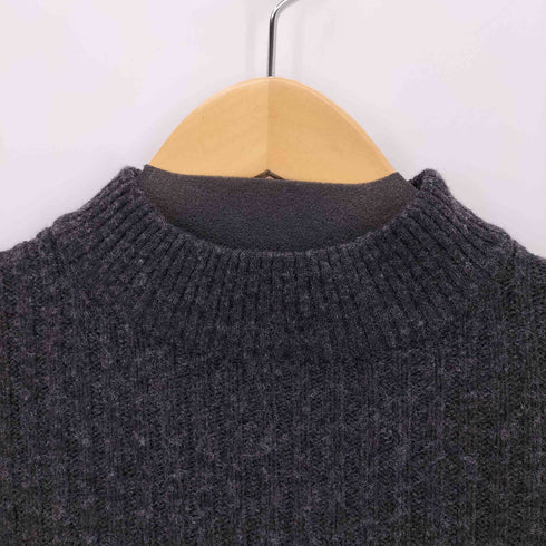 アルマーニジーンズ ARMANI JEANS カシミヤ混 ハイネック 半袖 ニット レディース 4