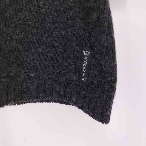 アルマーニジーンズ ARMANI JEANS カシミヤ混 ハイネック 半袖 ニット レディース 4