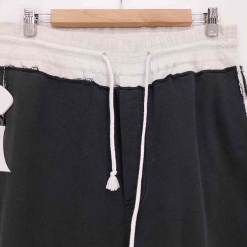 ハイダーアッカーマン HAIDER ACKERMANN Double West Layered Sweat Pants ダブルウエスト レイヤード ワイド スウェットパンツ メンズ S