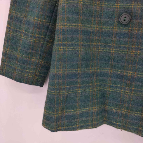 Easy Order IZUMIYA チェック ブレスブレストテーラードジャケット casual レディース