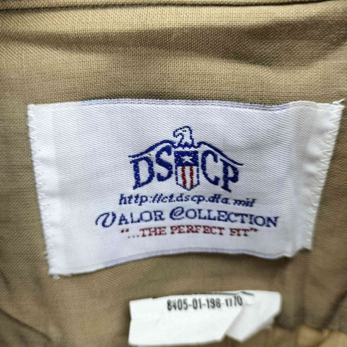 ディーエスシーピー DSCP 2001年 オープンカラー ミリタリー シャツ メンズ 16 2/1