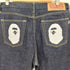 アベイシングエイプ BAPE by A BATHING APE 26ss APE HEAD DENIM PANTS メンズ JPN:XL