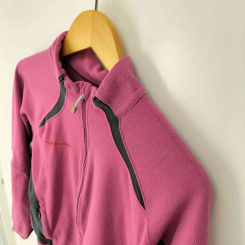 マムート MAMMUT ロゴ刺繍 ジップアップ フリース ジャケット メンズ