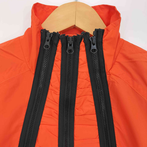 アディダス adidas 3連ジップ ナイロン ジャケット レディース import:M