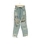 PONY STONE ジップフライダメージデニムパンツ cool レディース S