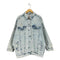 ベルシュカ BERSHKA ダメージデニムジャケット レディース XS