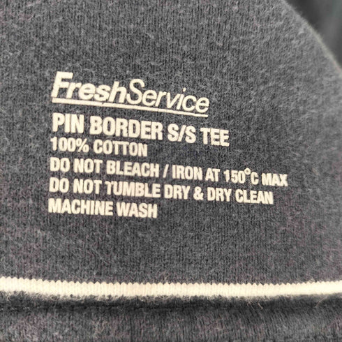 フレッシュサービス Fresh Service 24AW PIN BORDER S/S TEE メンズ import:L