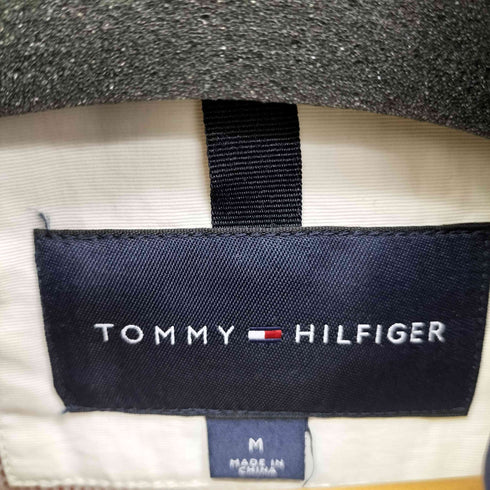 トミーヒルフィガー TOMMY HILFIGER マルチカラー ジップアップ ナイロンジャケット フードパッカブル メンズ import:M