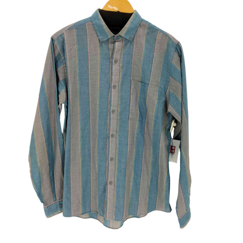 リーバイス Levis 80-90s コットンポリボタンダウンストライプ長袖シャツ メンズ JPN:M