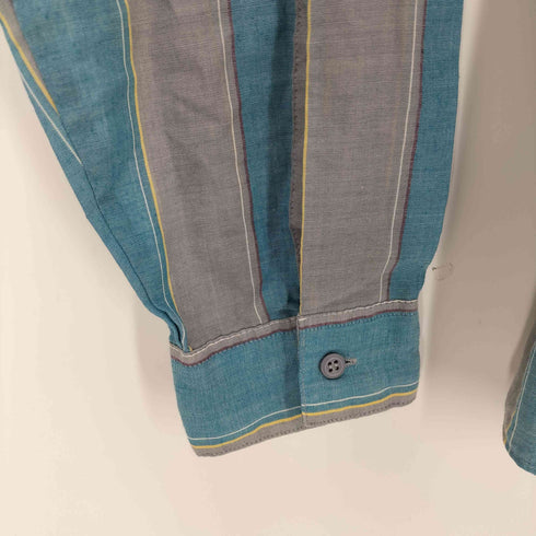 リーバイス Levis 80-90s コットンポリボタンダウンストライプ長袖シャツ メンズ JPN:M