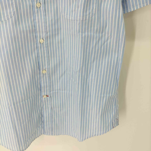 ブルネロ クチネリ Brunello Cucinelli イタリア製 ショートスリーブ ストライプ B.D.シャツ メンズ