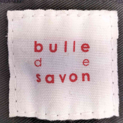 ビュルデサボン bulle de savon 裾ボタン タック ワイドパンツ レディース FREE